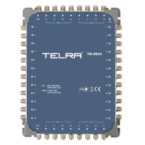 9 Giriş 24 Çıkış<br>Geçişli Multiswitch<br>TM-0924