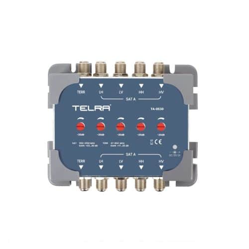 5 Giriş 5 Çıkış <br> Ayarlanabilir Multiswitch Amplifikatör <br> TA-0530